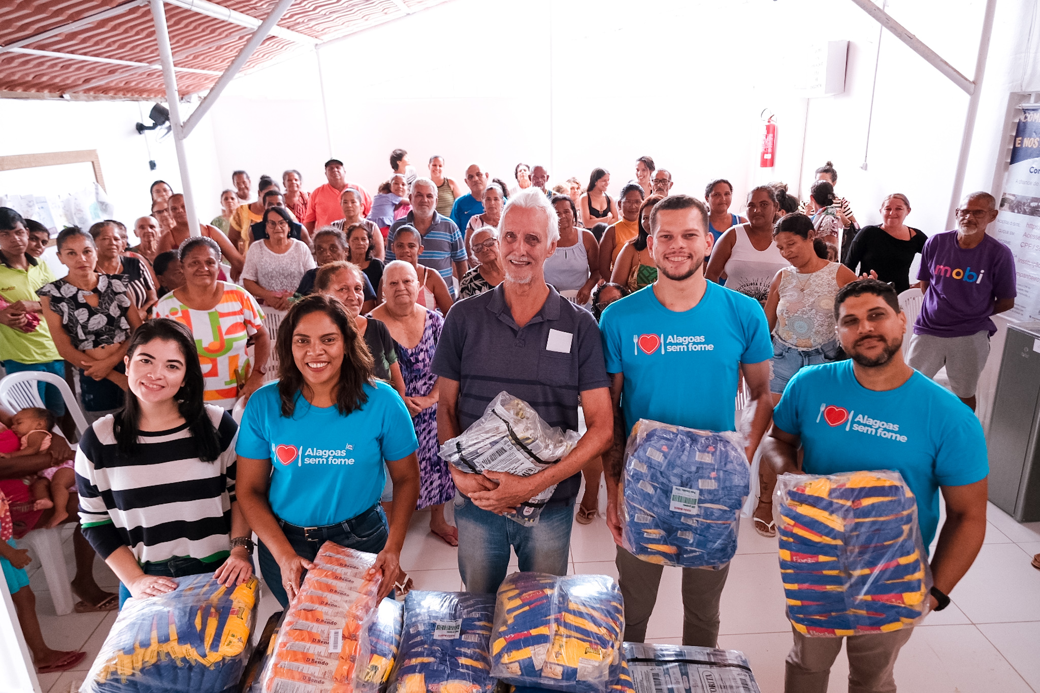 Alagoas Sem Fome chega a 50ª entrega de alimentos e beneficia entidade no Benedito Bentes